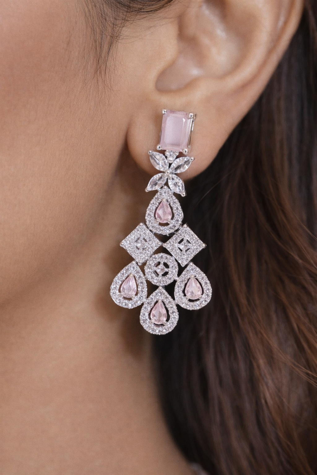 Royal Sapphire Cascade Necklace Set - Image 3