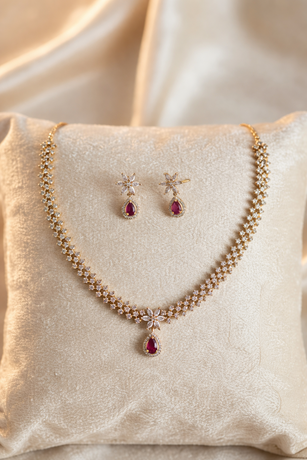 Ruby Blossom Elegance Set