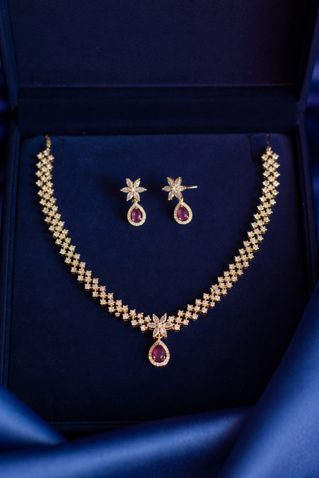 Ruby Blossom Elegance Set - Image 4