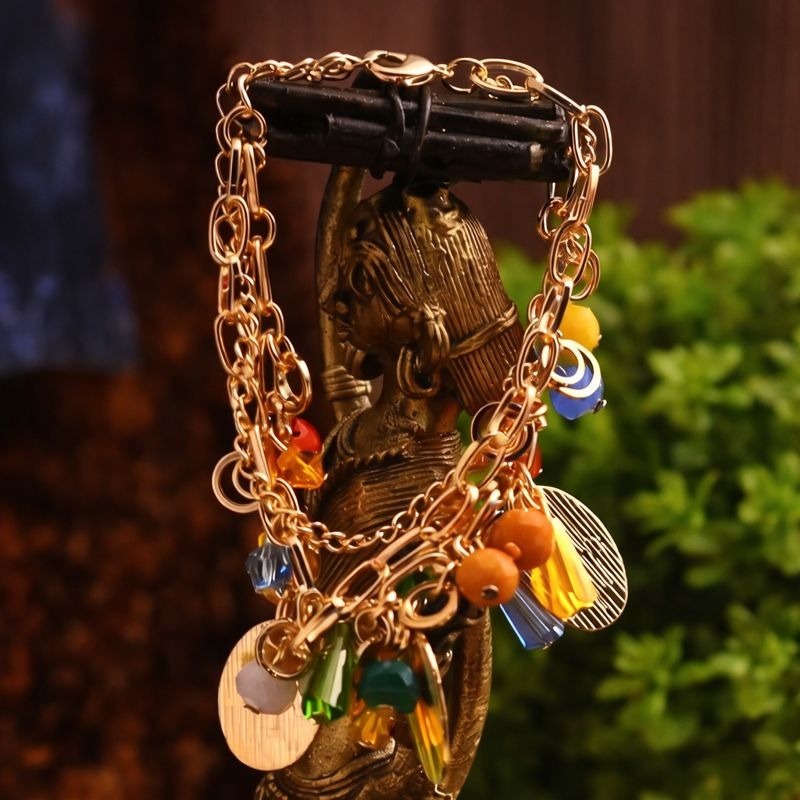 Golden Charm Cascade Bracelet - Image 2